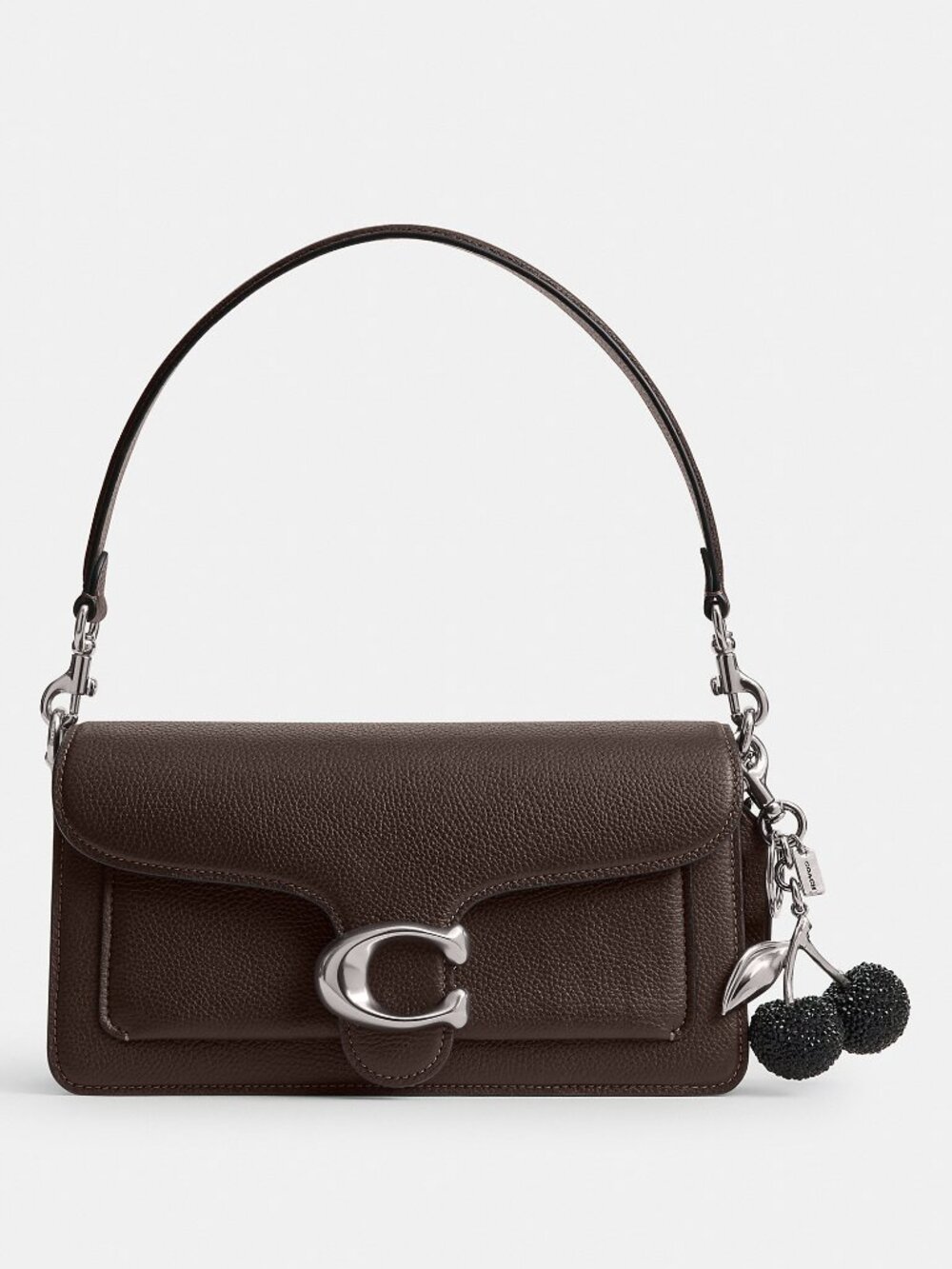 Coach Black Crystal Cherry Bag Charm CCD32 - Purchase includes charm dust bag - - Picture 2 of 3